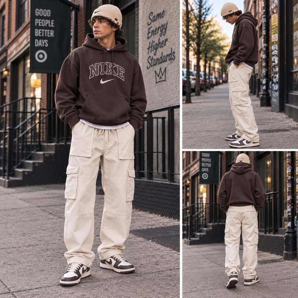 Woolrich x Target Cargo Pants Size L Cream Utility New with Tags